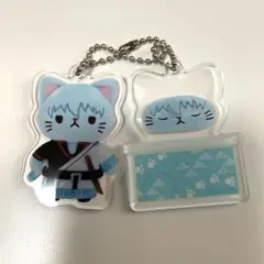 銀魂　おやすみスライドアクリルキーホルダーコレクション　坂田銀時　猫　ねこ