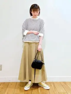 アーバンリサーチ ドアーズ ツイルフレアスカート　スカート