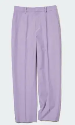 新品　UNIQLO スマートアンクルパンツ L パープル　ラベンダーユニクロ