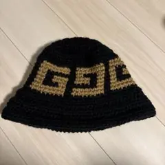 クラッシャーハット ニットバケットハット