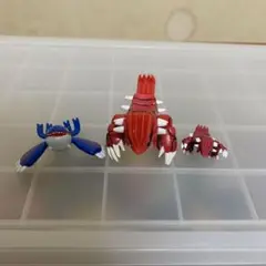 モンコレ ポケモン フィギュア 3体セット グラードン カイオーガ