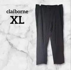 claiborne 【XL】 ブラック 黒パンツ リラックス ワイド