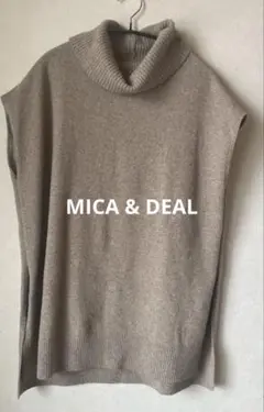 新品未使用⭐︎マイカアンドディール　mica&deal リネンジレ　ベスト　麻 新品未使用⭐︎マイカアンドディール mica&deal リネンジレ