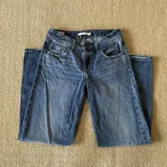 美品 Levi LOW LOOSE 25W DENIM JEANS