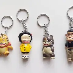 じゃりン子チエ　キーホルダー4種セット