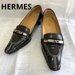 ☆大人気 エルメス ローファー ブラック 24cm