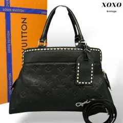 ルイヴィトン モノグラムアンプラント ヴォージュMM ネイビー M43738 LOUIS VUITTON 【超美品】ルイヴィトン モノグラムアンプラント