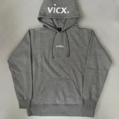 【新品】ヴィクトラックス　victlax “vicx”パーカー　グレー　Lサイズ