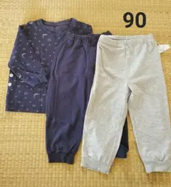 UNIQLO ベビーパジャマセット 90cm 3点セット