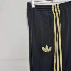 adidas アディダス ジャージ トラックパンツ 刺繍ロゴ 古着