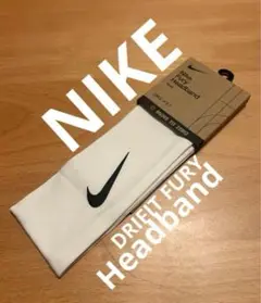 NIKE DRIFIT FURY ヘッドバンド ホワイト
