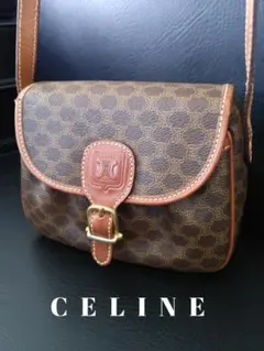 CELINE セリーヌ マカダム柄 金具 ショルダーバッグ ポーチ