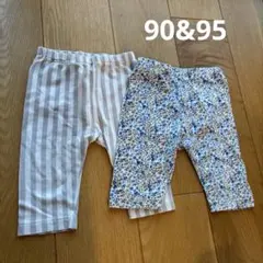 レギンス　ユニクロ、西松屋　90&95