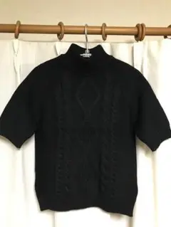 UNTITLED アンタイトル 半袖ニット
