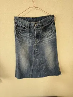 Levi's 501デニム タイトスカート ブルー