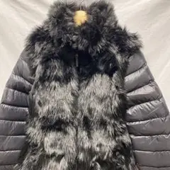 ラルフローレン ファー切替ダウンジャケット XS ブラック
