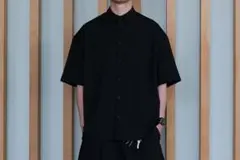 MNMM I/O OVERSIZE SHIRT SS / BLACK ミニマム