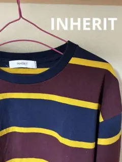 INHERIT 長袖　ロンT ストライプ　古着