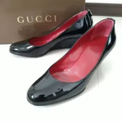 モデルサイズ☆良品❤箱付き☆GUCCI【グッチ】GGマーモント パンプス 25㎝