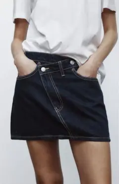 ZARA完売品　TRFウエストデニムスカート