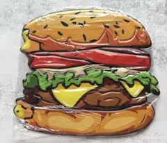 壁飾り　ウォールデコ　アメリカン雑貨　ブリキ看板　エンボス　ハンバーガー