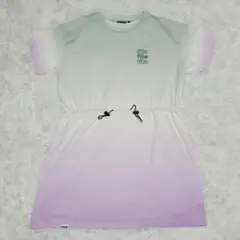 ピンクラテ FILA 半袖ワンピース Lサイズ グラデーション 160cm