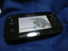 任天堂　WiiU　ゲームパッド　純正　ブラック　動作確認済　中古　※146
