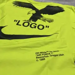 NIKE 蛍光イエロー Tシャツ タキシード風