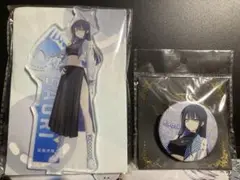 ブルーアーカイブ　ブルアカ　錠前サオリ　アクリルスタンド　缶バッジ　未開封