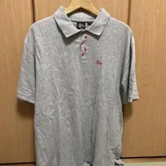 Stussy グレー ポロシャツ