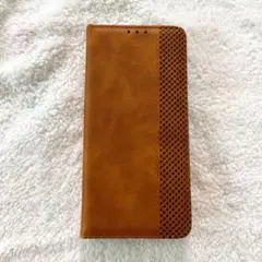 LG style3 L-41A スマホケース 手帳型 シンプル ブラウン