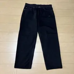 USA製 90s Levi‘s 550 後染め サルファ ブラック 38X30