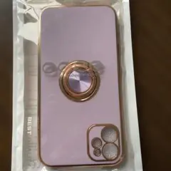 ラベンダー ゴールドアクセント iPhone11ケース