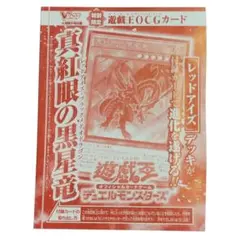 遊戯王　真紅眼の黒星竜　レッドアイズブラックメテオドラゴン　Vジャン付録
