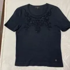 DAKS 半袖カットソー　ネイビー　４０