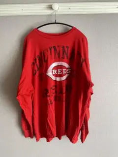 シンシナティレッズ MLB ベースボールロングシャツ野球レッドアメフトサッカー