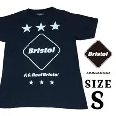 F.C.Real Bristol ブリストル ブラック 黒 Tシャツ S