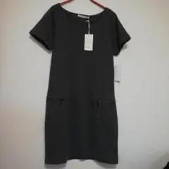 【新品タグ付】yaya ヤヤ　ワンピース グレー
