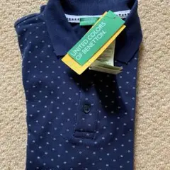 新品タッグありBENETTON ポロシャツ 8-9歳
