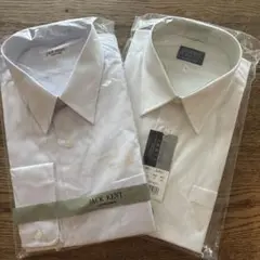 ビジネスシャツ　カッターシャツ　ドレスシャツ　２枚セット　ワイシャツ