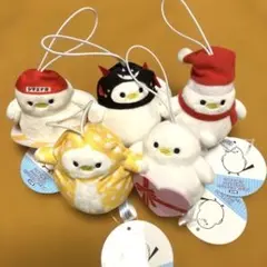 シマエナガちゃん　ミニマスコット　ぬいぐるみ　5種