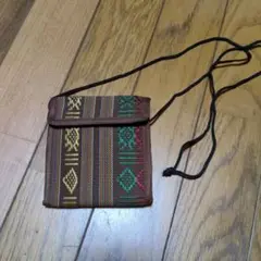 エスニック柄 二つ折り財布