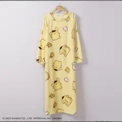 ポムポムプリン ルームワンピース Mクリーム