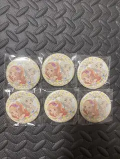 騎咲レイ 香澄真昼 アイカツスターズ 缶バッジ イオン 6個セット