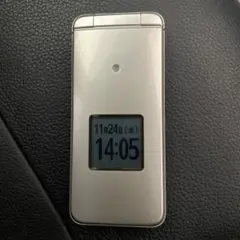 auかんたんケータイ KYF41 ワインレッド SIMロック解除済み