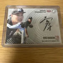 菊地吏玖　直筆サインカード　即購入◎
