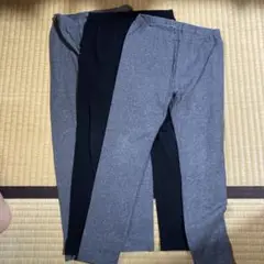 UNIQLO 長ズボン 110サイズ グレー ブラック