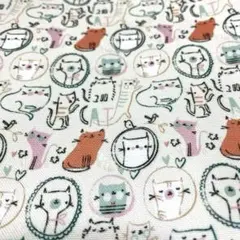 8/6限定SALE 厚め 布 30cm 猫布 生地