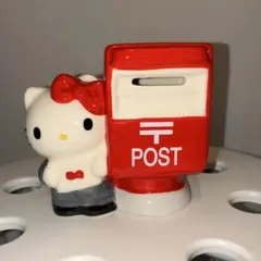 レア ハローキティ 郵便ポスト 陶器フィギュア