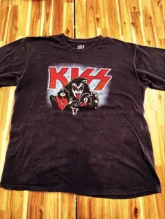 KISS バンドTシャツ ブラック　Ｌサイズ